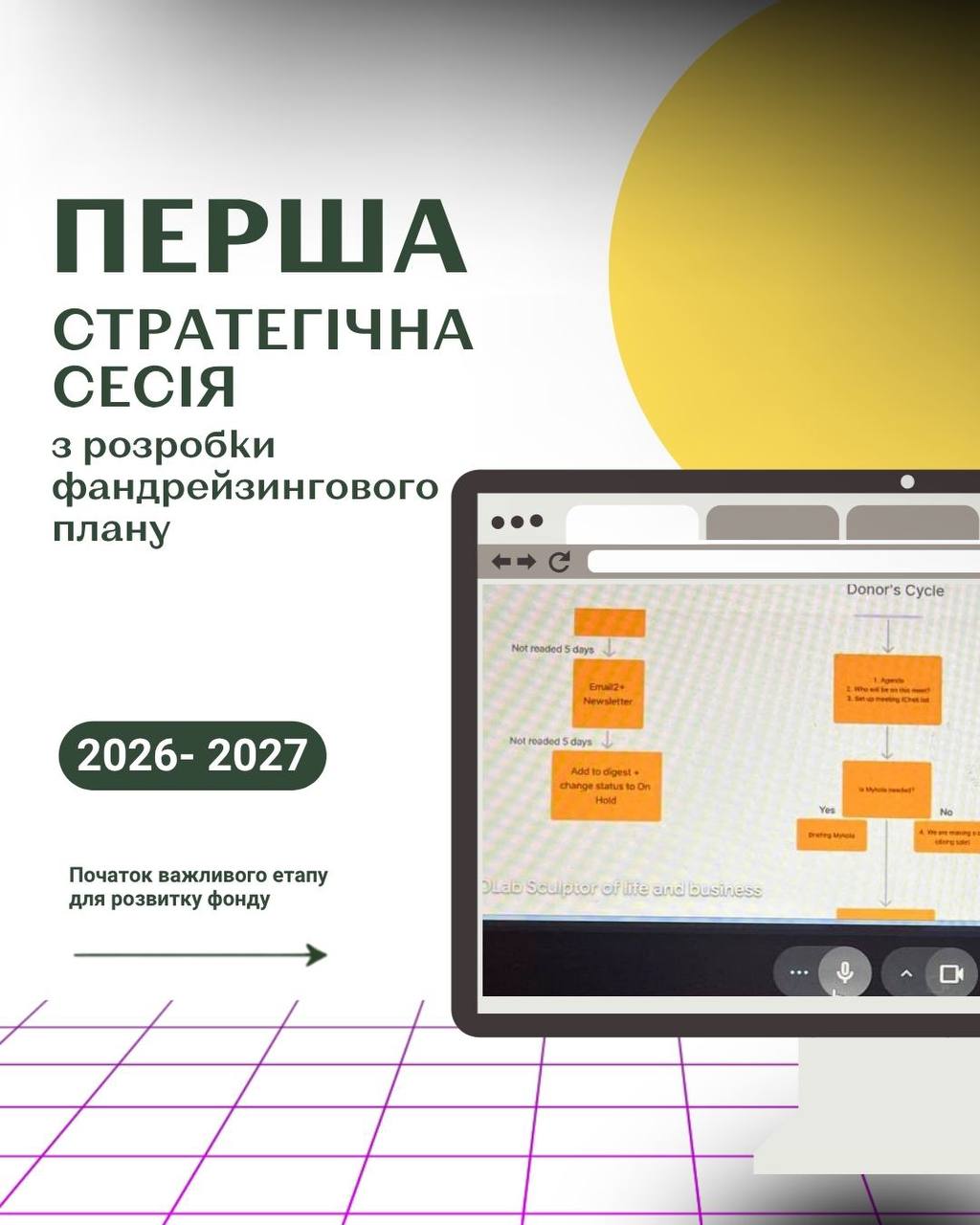 The First Strategic Session for Developing the Fundraising Plan of the “Pobachymo Peremohu” Charitable Foundation!